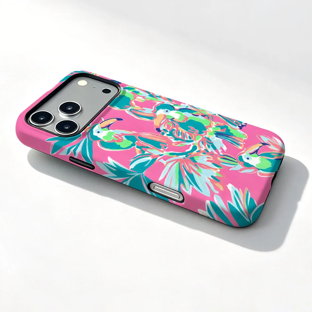 Magnetic Phone Case For iPhone 17 16 15 14 13 12 11 Pro Max Air 16e 7 8 Plus XS Max X XR Funny Bird 2 IN 1 Film Shell Cover - view 2