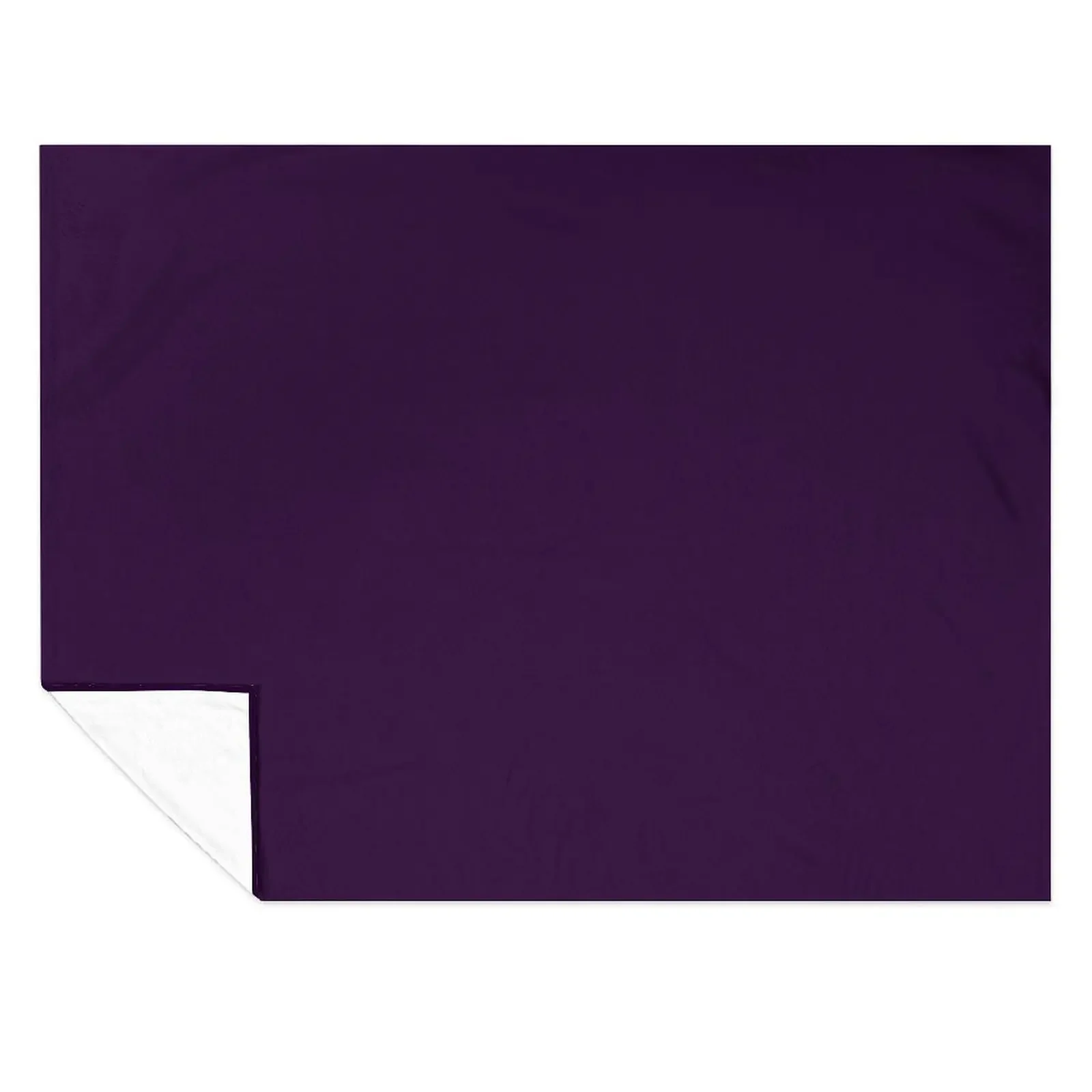 

Aubergine Throw Blanket Soft Plush Plaid Sofas Sleeping Bag Comforter Blankets
