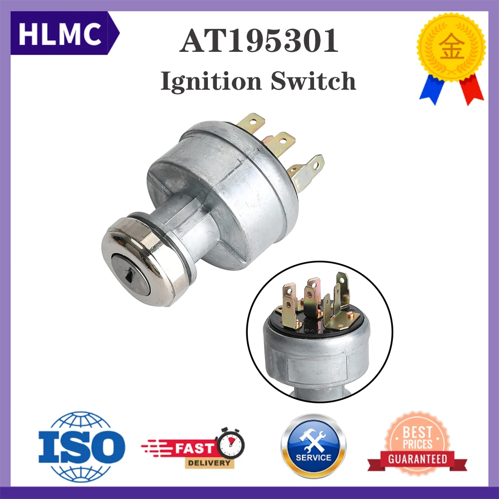 

Heavy Equipment Ignition Switch AT195301 210C 210K 250 300D 310C 310D 400 401 401B 401C 401D 322 330 332