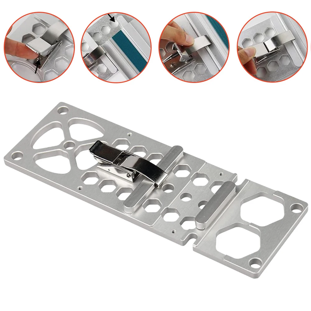 /260mm /Aluminum /Alloy Track Saw Square 90 Degree Right Angle Guide Rail Stop For Woodworking Circular Saw Cutting Positioning