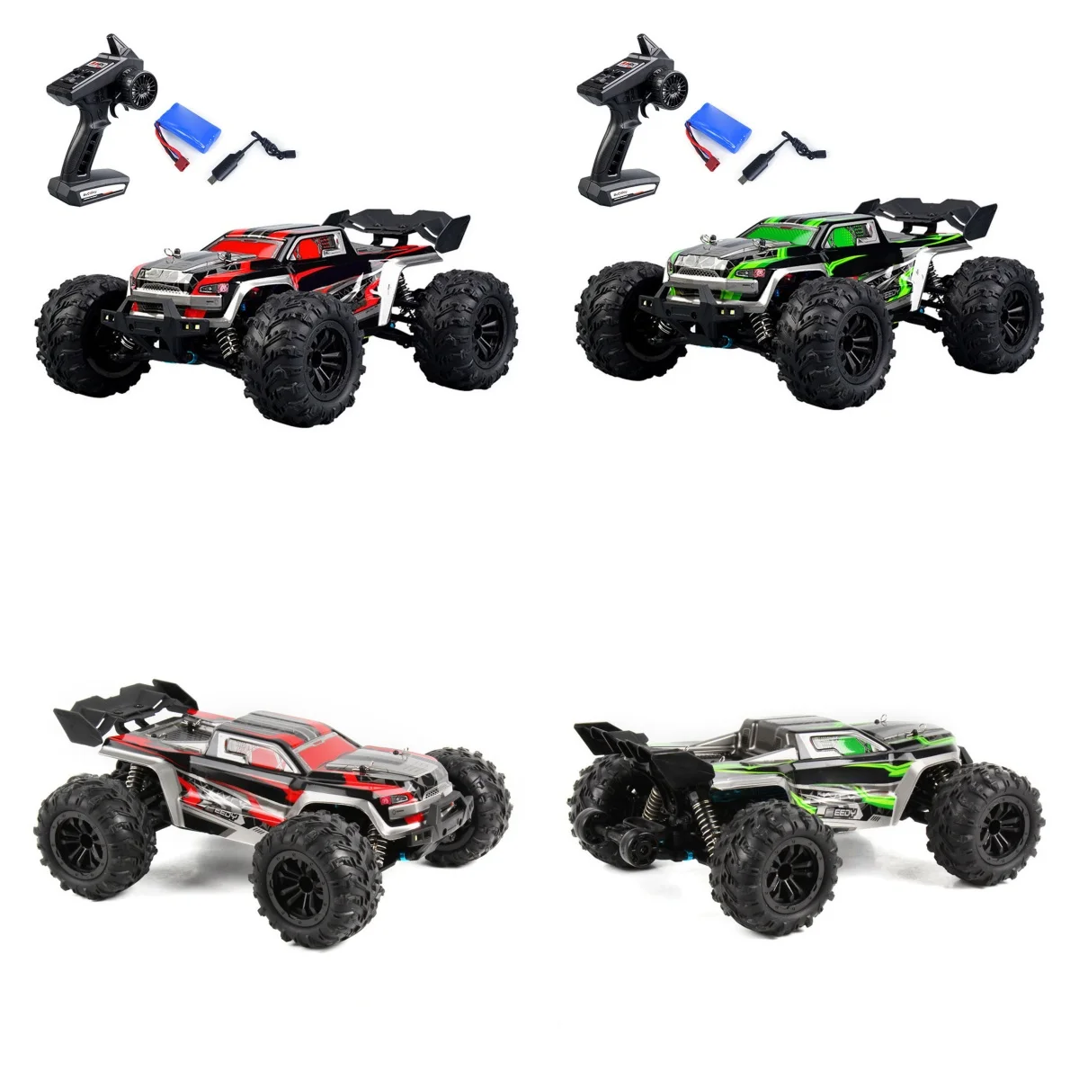 

1/16 12 Inches Plastic 4X4 Remote Control Off Road Car SCY 16102 RC Monster Truck Pickup Metal Drive Shaft Charging Protection