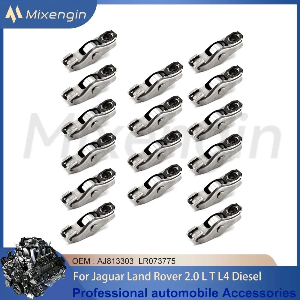 16 шт. детали двигателя Rocker Arm для 2015-2,0 L T L4 Diesel Jaguar Land Rover 204DTA 204DTY 204DTD AJ20D4 AJ200D AJ813303 LR073775