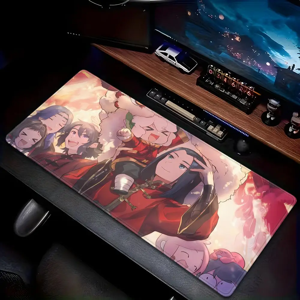 

The Legend of Hei 2 Anime Mouse Pad XXL HD Vibrant Print Non-Slip Rubber Base Stitched Edges Gaming Desk Mat for esports players