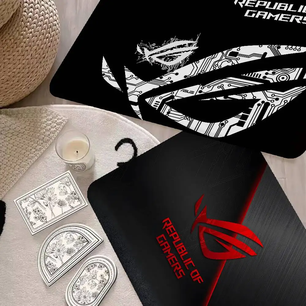 ASUS ROG Republic Of Gamers Logo Kitchen Mat Kids Room Bedroom Decoration Balcony Anti-Slip Doormat Living Room Alfombra