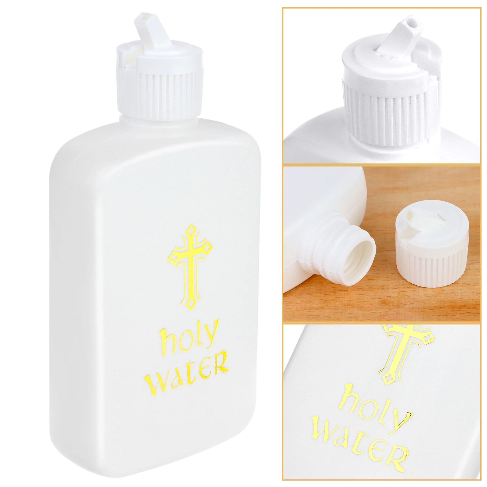 15pcs 100ml Holy Water Bottles Plastic Holy Water Container Holy Water Empty Plastic Refillable Containers