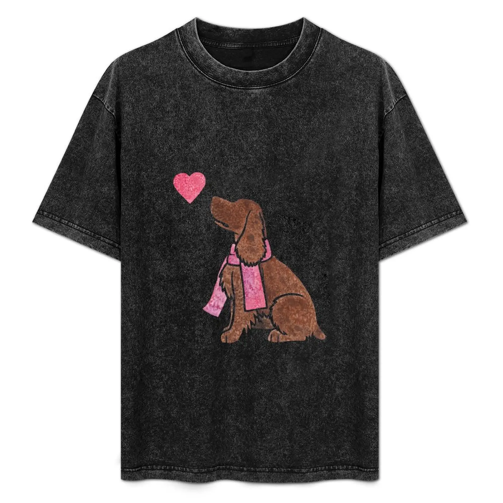 

Watercolour Field Spaniel (liver) T-Shirt Large Size Short Sleeve T-Shirt