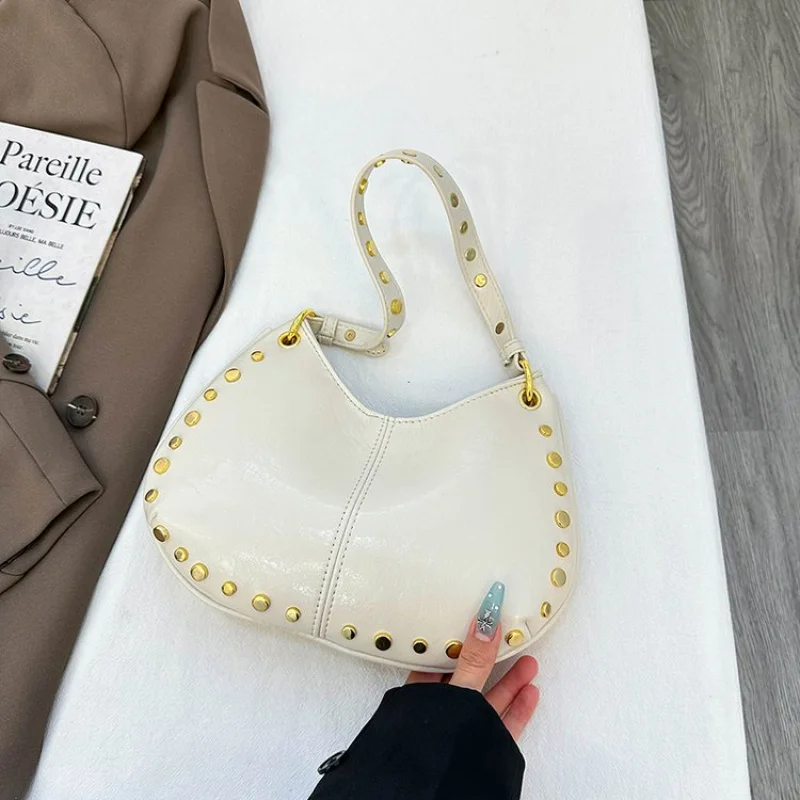 

High-End Luxury Brand Leather Ladies Crossbody Bag Famous Designer Fashionable Elegant Modern Vintage Daily Commuter Bag​