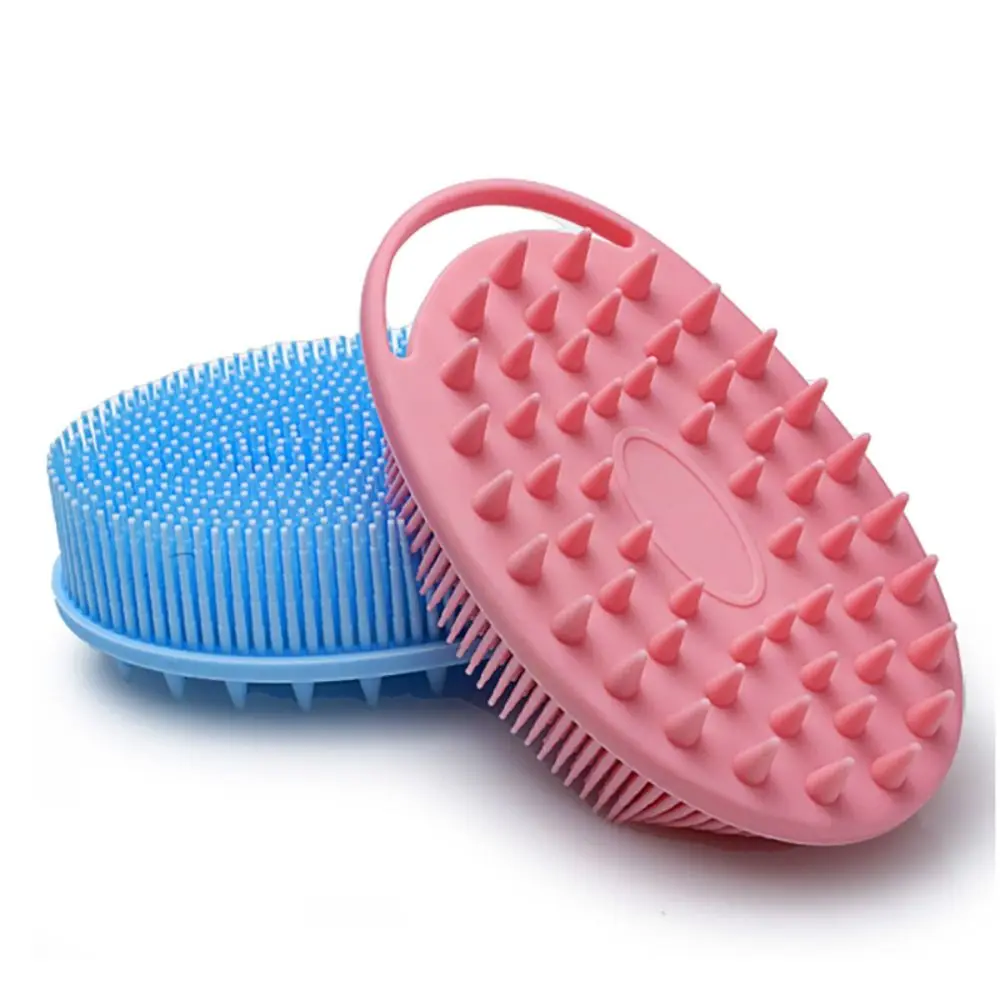 

Care Tool Bathing Accessories Shower Brush Exfoliating Gloves Head Cleaning Scrubber Silicone Body Brush Scalp Massage Brush