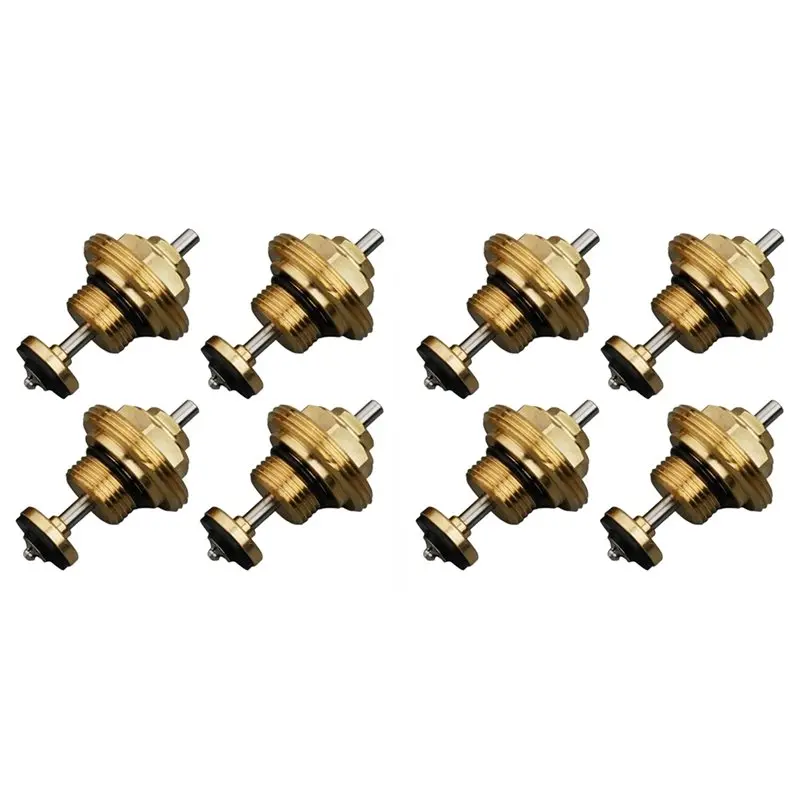 Retail 8Pcs 3/8 Inch Return Pin Valve Insert M30 X 1.5 For UFH Actuator Underfloor Heating Distributor (3/8)