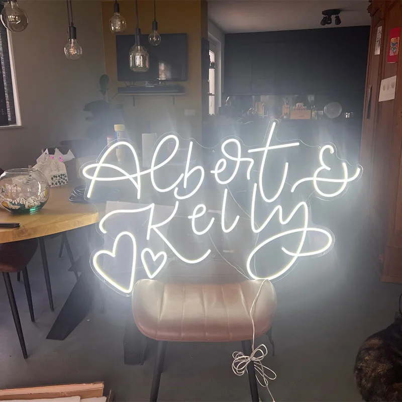 Aangepaste neon led teken gepersonaliseerde neonlicht kamer decoratie DIY bruiloft verjaardag winkel bedrijfsnaam ontwerp