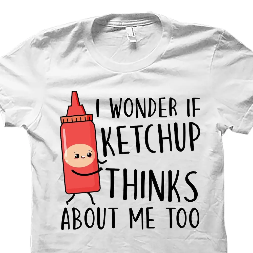 Foodie T Shirt Ketchup Lover Food Funny Os4138