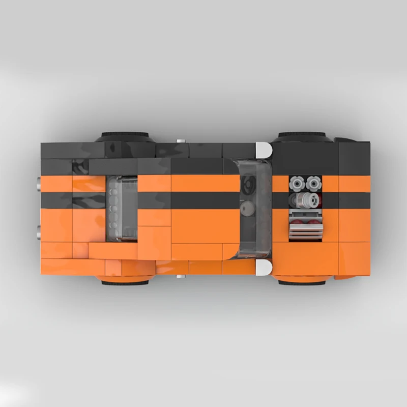 301-delige 1970 Oldsmobile 442 aangepaste modelbouwstenen – modulaire Muscle Car-replica Ideaal verjaardagscadeau voor autoliefhebbers