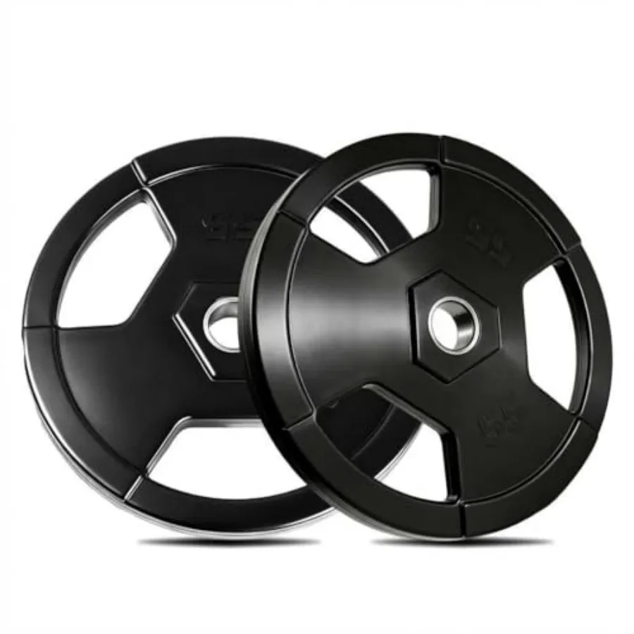 

Диски для штанги весом 55 фунтов (2 дюйма), в резиновой оболочке, железные, с низким уровнем шума, для защиты пола, для домашнего спортзала, для силовых тренировок