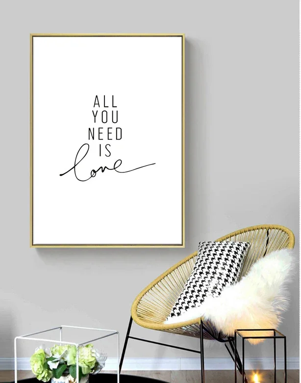 Scandinavian Simple Wall Art Bohemian Reed Beach HD Canvas Oil Painting Posters and Prints Home Bedroom Living Room Decor