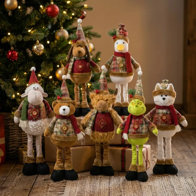 Fun Christmas ScalableChristmas Doll Blessing Decoration Home Christmas AccessoriesChristmasFestival Gifts Home Decoration Gifts