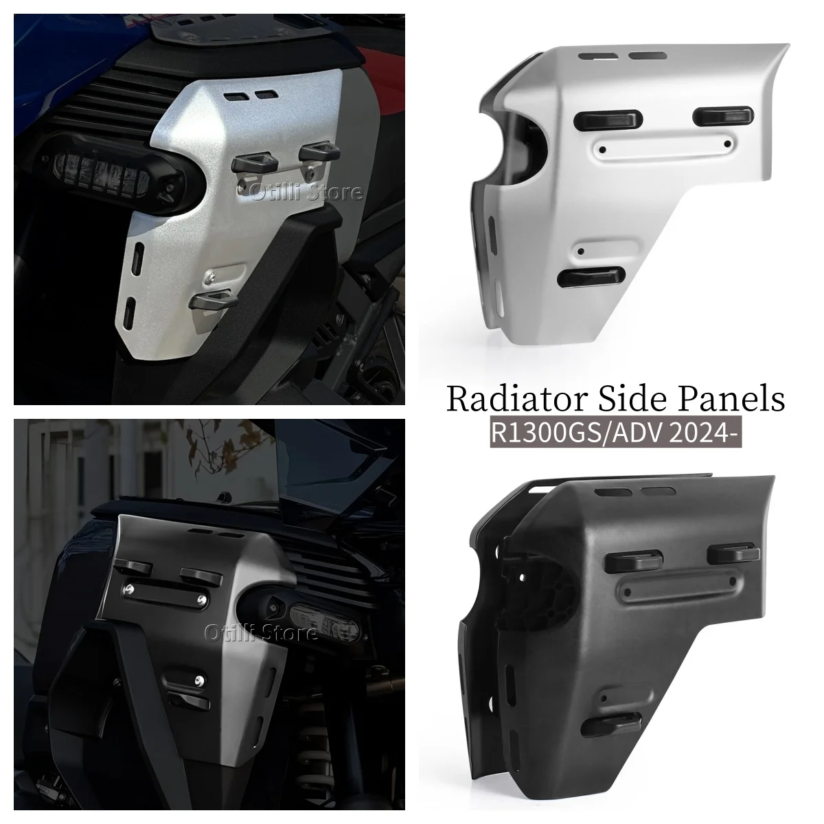 

R1300GS Adventure Motorcycle Water Tank Guards Protector Radiator Side Panels Fairing For BMW R 1300 GS ADV R1300GSA 2024 2025