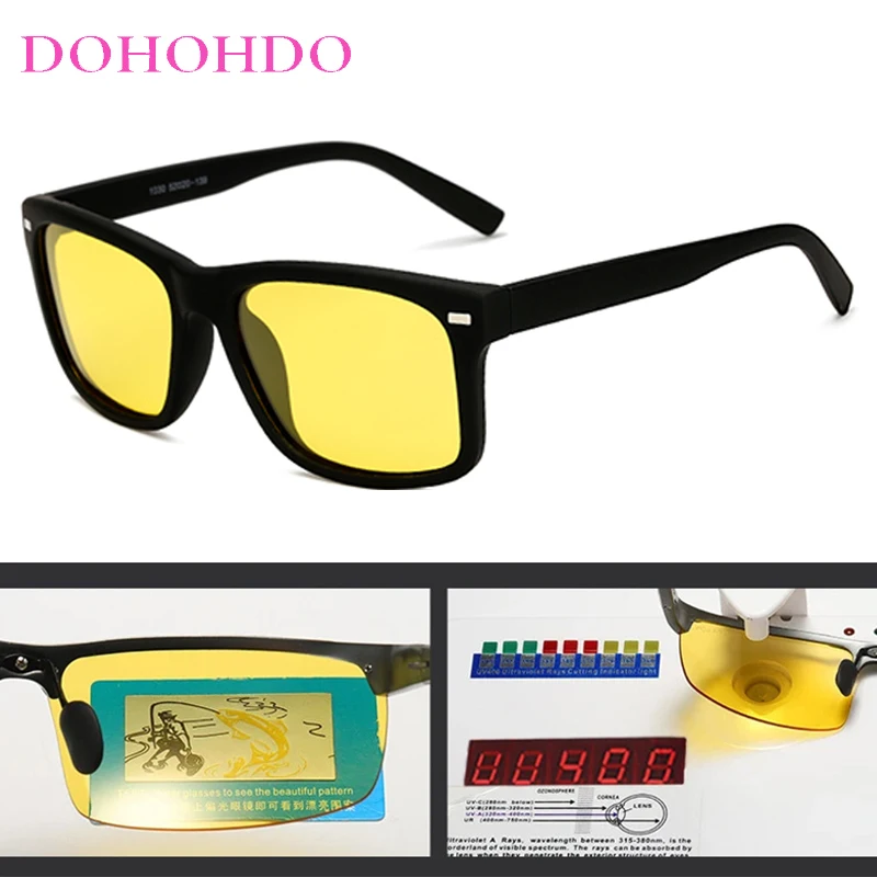 

Retro Classic Polarized Sunglasses Men Woman Brand Anti-Glare UV400 Night Vision Sun Glasses Accessories Unisex Driving Goggles