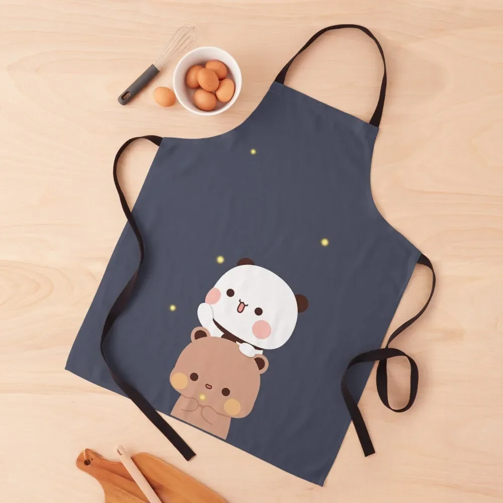 

Panda Bear, Bubu Dudu Apron men's barbecue kitchen item Funny Kitchen Chef Apron