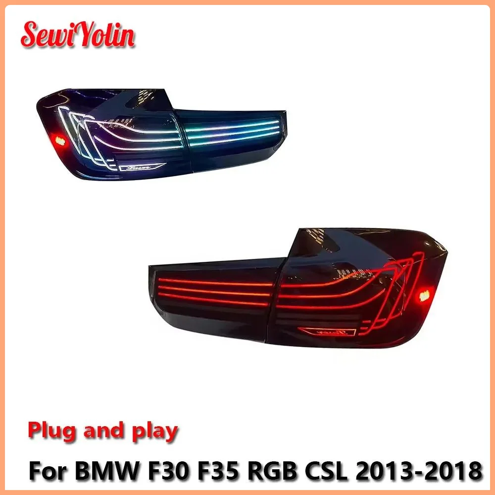 Car Accessories LED For BMW 3 F30 F35 CSL 2013-2018 RGB DRL Fog Rear Trailer lamps Turning Signal Voiture Plug And Play