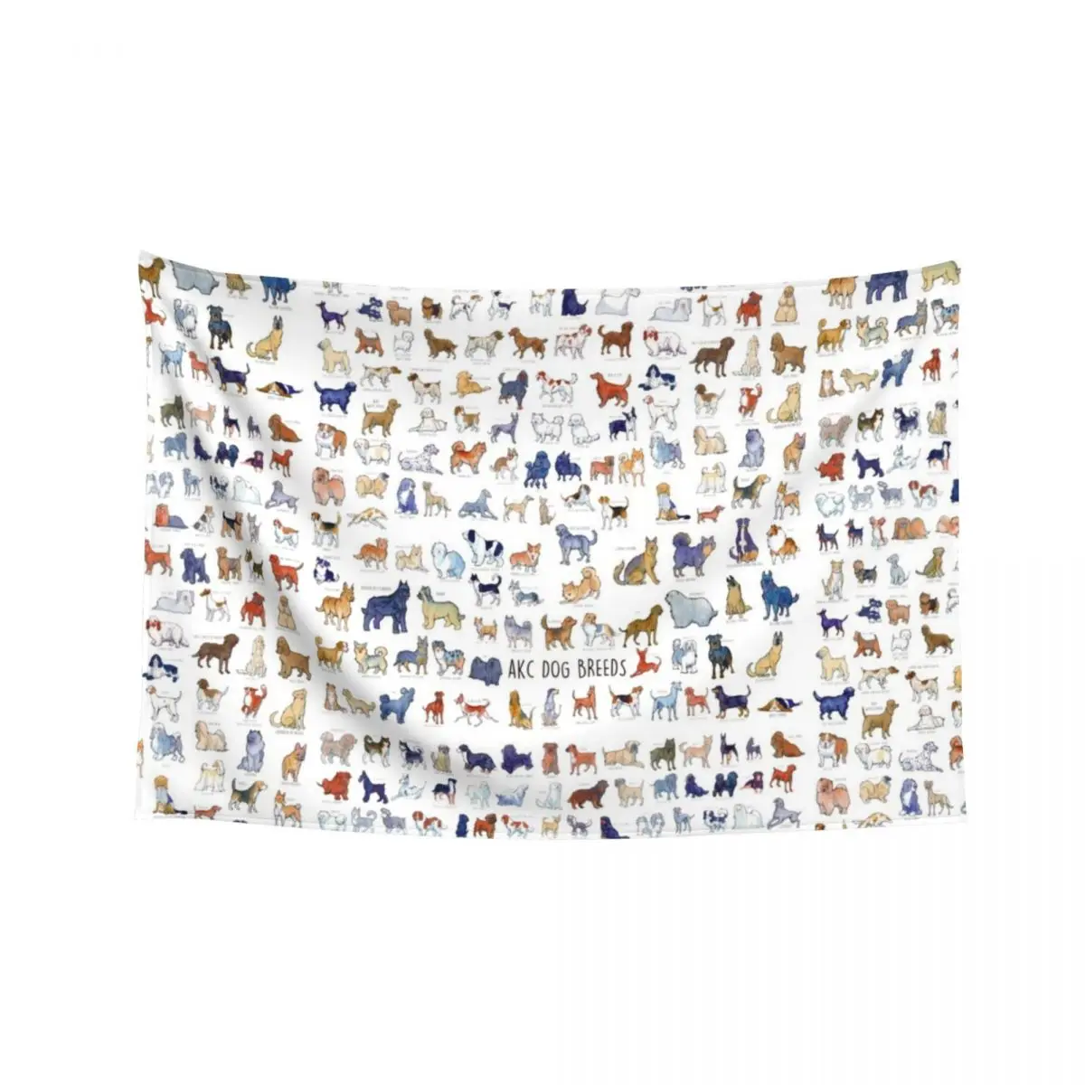 

Every AKC Dog Breed Tapestry Kawaii Room Decor Room Decor Cute House Decoration Tapestry