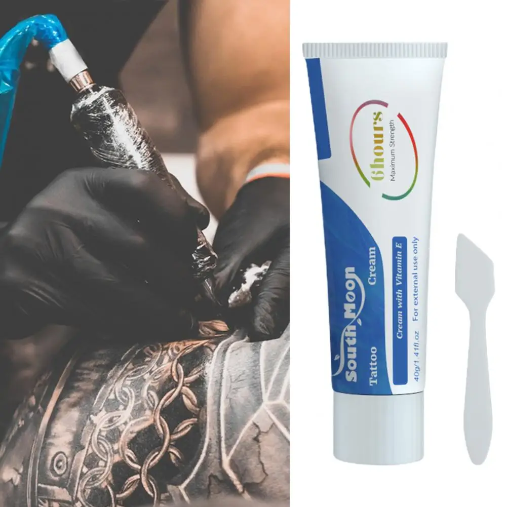 Tattoo Healing Cream 40g Tattoo Care Cream Enhance Clarity Prevent Fading Speed Healing Gentle Moisturizing Skin for Tattoos