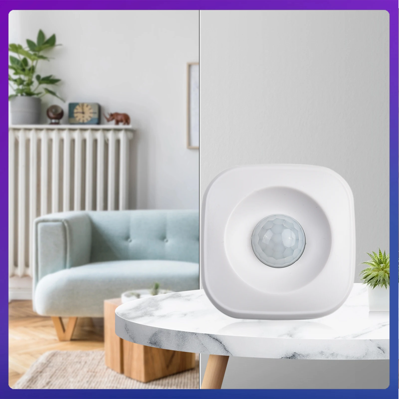 Motion Transducer Smart Motion Sensor 7m Detection Distance Easy Setup Intelligent Control Detect Moving Status