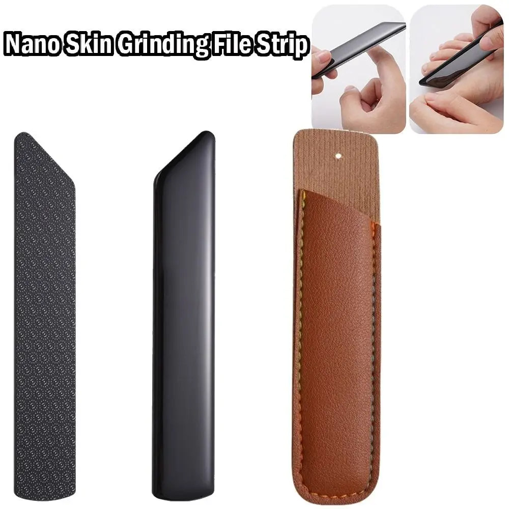 Dead Skin File Nano Skin Grinding File Strip Exfoliation Handle Remove Calluses Dead Skin on Hands with Sheath