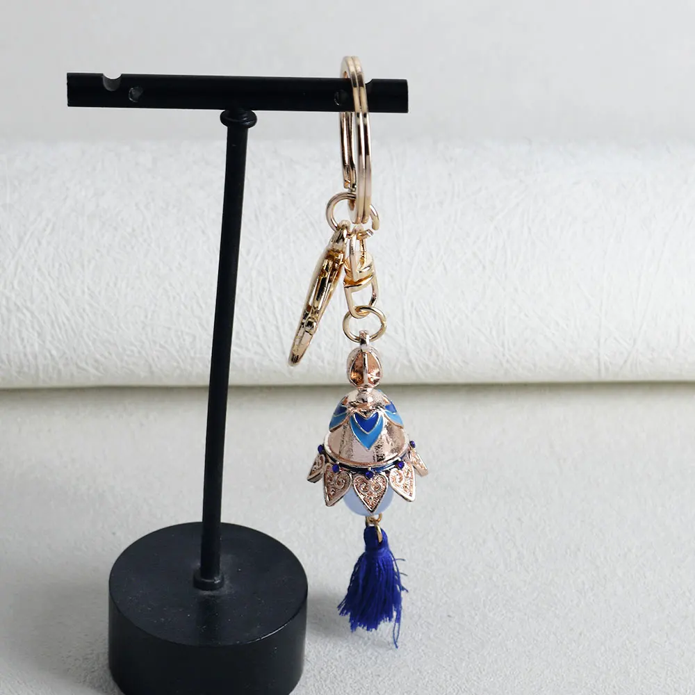 Juego Genshin llavero de impacto Wanderer soldado disperso campana Cosplay llavero Anime Fan fiesta disfraz Prop