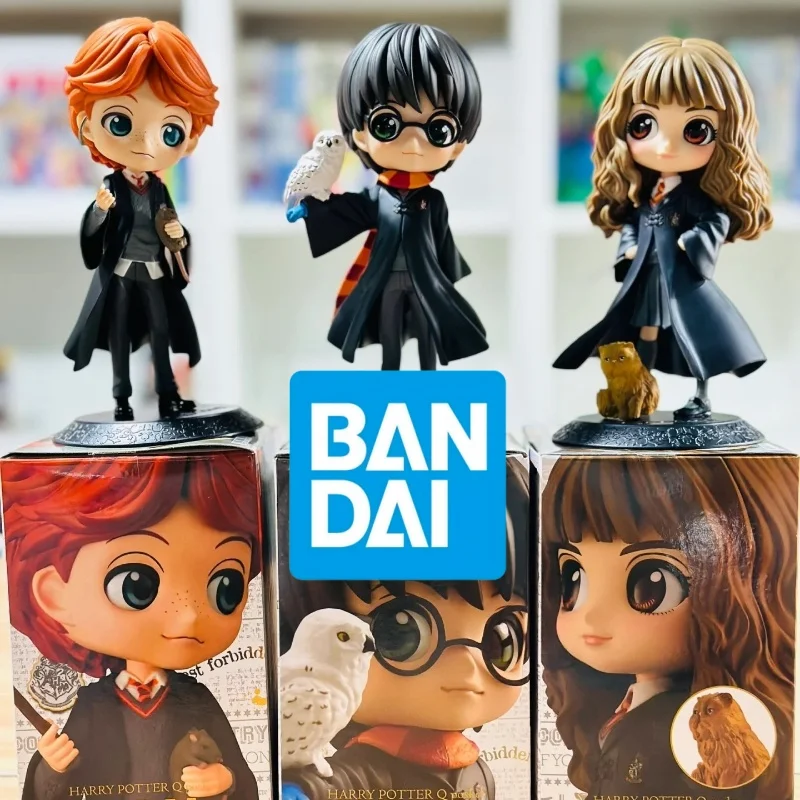 شخصية بانداي كيو بوسكيت سلسلة هاري بوتر - إصدار لطيف من لعبة هيرميون جرانجر آند رون ويزلي القابلة للجمع للأطفال #1