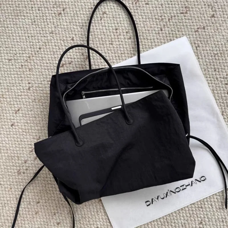 

1pcs Hand-held Shoulder Bag Nylon Tote Bag Computer Storage Bag Travel Storage Bag Suitable for Daily Use When Going Out