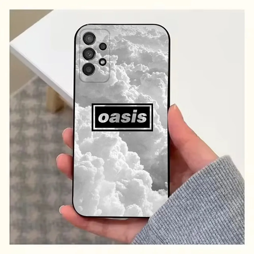 Rock O-Oasis-ES Band Phone Case For Samsung S25,S24,S23,S22,S20,S21,S10,Ultra,Plus,Lite,FE,Soft Silicone Black Cover