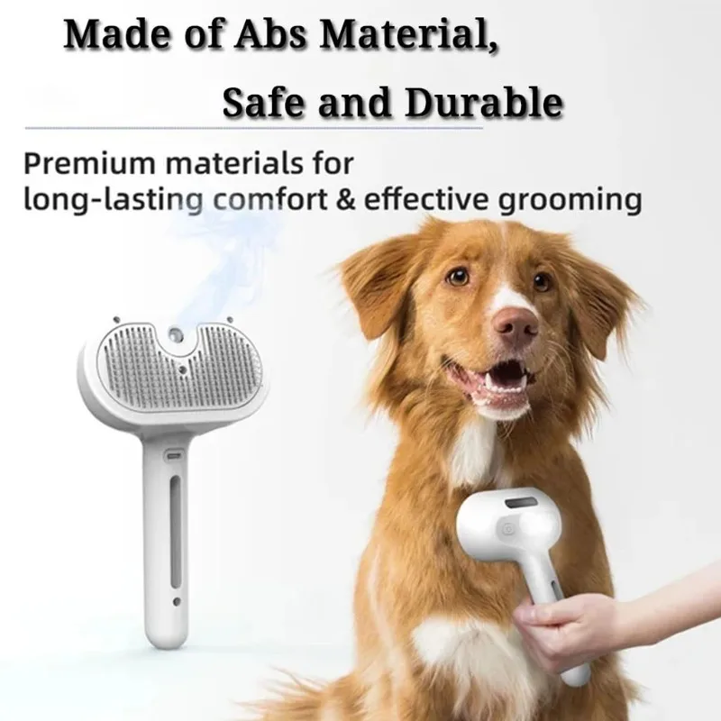 

Steam Spray Dog Grooming Brush Unique Cepillo De Vapor for Dogs Luxury Grooming Brush Dog's Comb