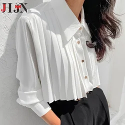 Autumn Woman's Shirt Niche Embroidered French Romantic Fashion Style Unique Chiffon Top Grace Elegant Casual OL Leisure Capable