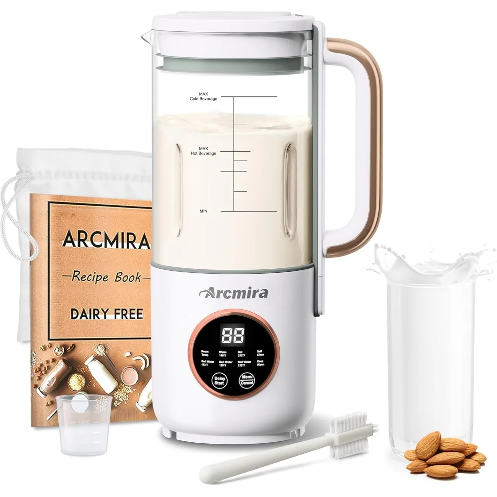 

Automatic Nut Milk Maker, 35 oz(1000ml) Homemade Oat, Soy, Plant-Based and Dairy Free Beverages
