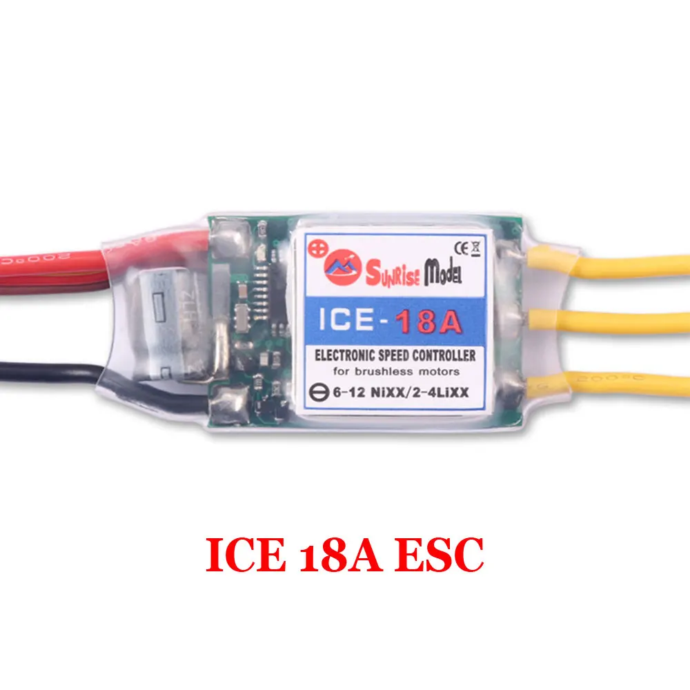 SunriseModel ICE 2-6S Helikopter Vliegtuig Borstelloze ESC met BEC Uitgang 18A 30A 40A 45A 60A 90A 100A 120A 150A voor RC Modellen DIY