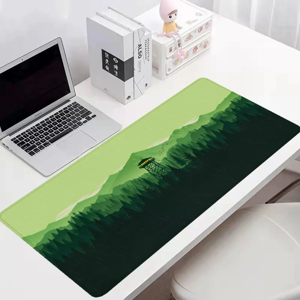 Deep Forest Firewatch Mause Pad Gaming Mat Pc Gamer Desktops Desk Accessories Office Mouse Mats Mousepad Keyboard Extended Xxl