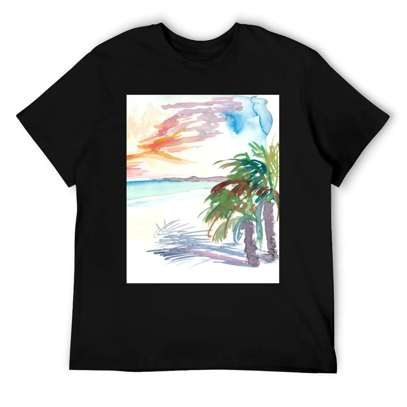 

White Sandy Beaches in Martinique West Indies T-Shirt t shirt man designer funny t shirts cotton essential t shirt T-Shirt