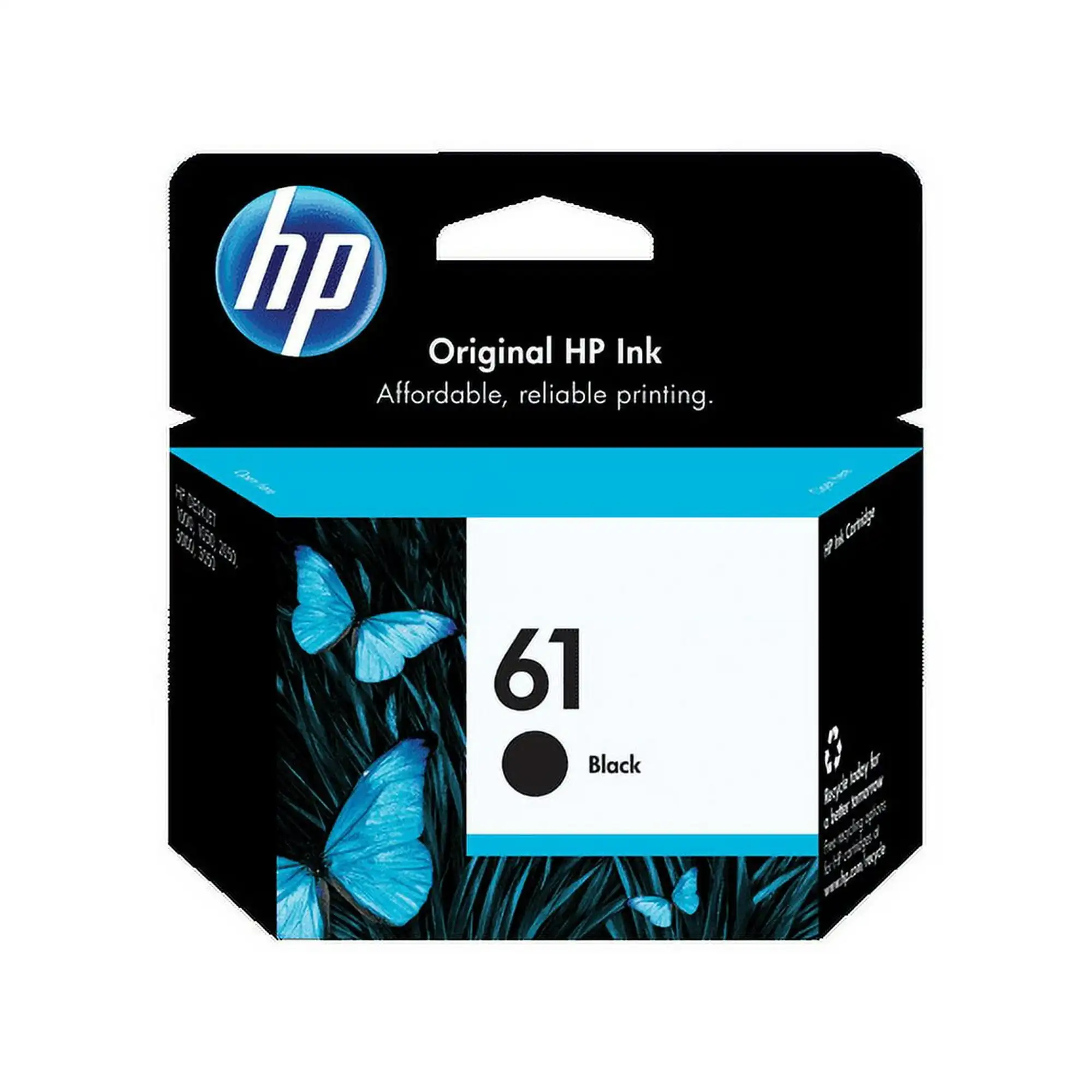 

61 Black Original Ink Cartridge, ~170 pages, CH561WN#140
