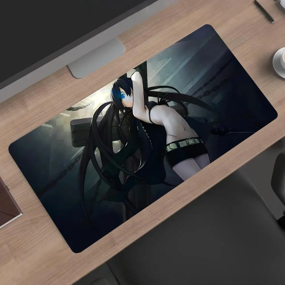 Anime Black Rock Shooter Mouse Pad Gaming Mouse Pad XXL, Non-Slip, Smooth Surface for Gaming and Office Desk Use