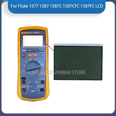 New For Fluke Insulation Multimeter 1577 1587 1587C 1587FC 1587CFC Lcd Screen Repair/Replacement Parts