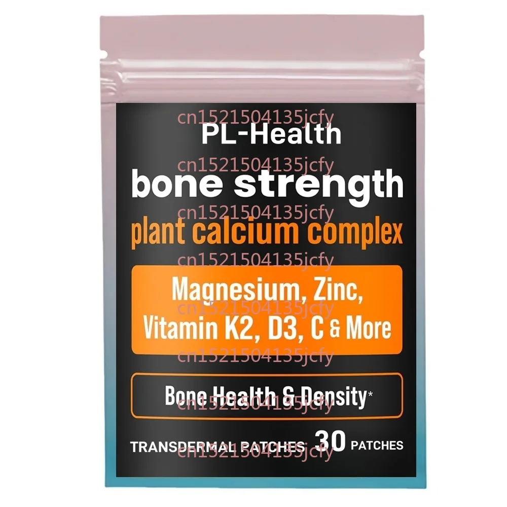 

30 Patches Bone Strength Transdermal Patches With VitaminD3&K2, Magnesium, Potassium, Zinc, Boron & Strontium