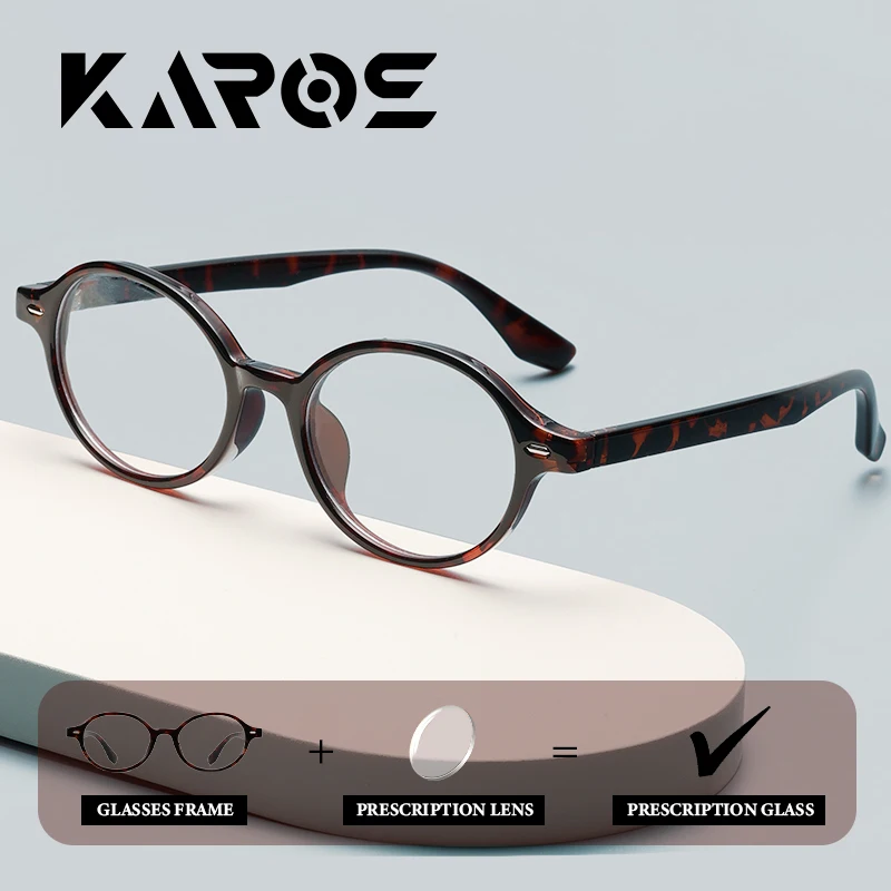 

KAROS Stylish Blue Light Reading Glasses for Women, Progressive Multifocal Lenses with Customizable Prescription Options