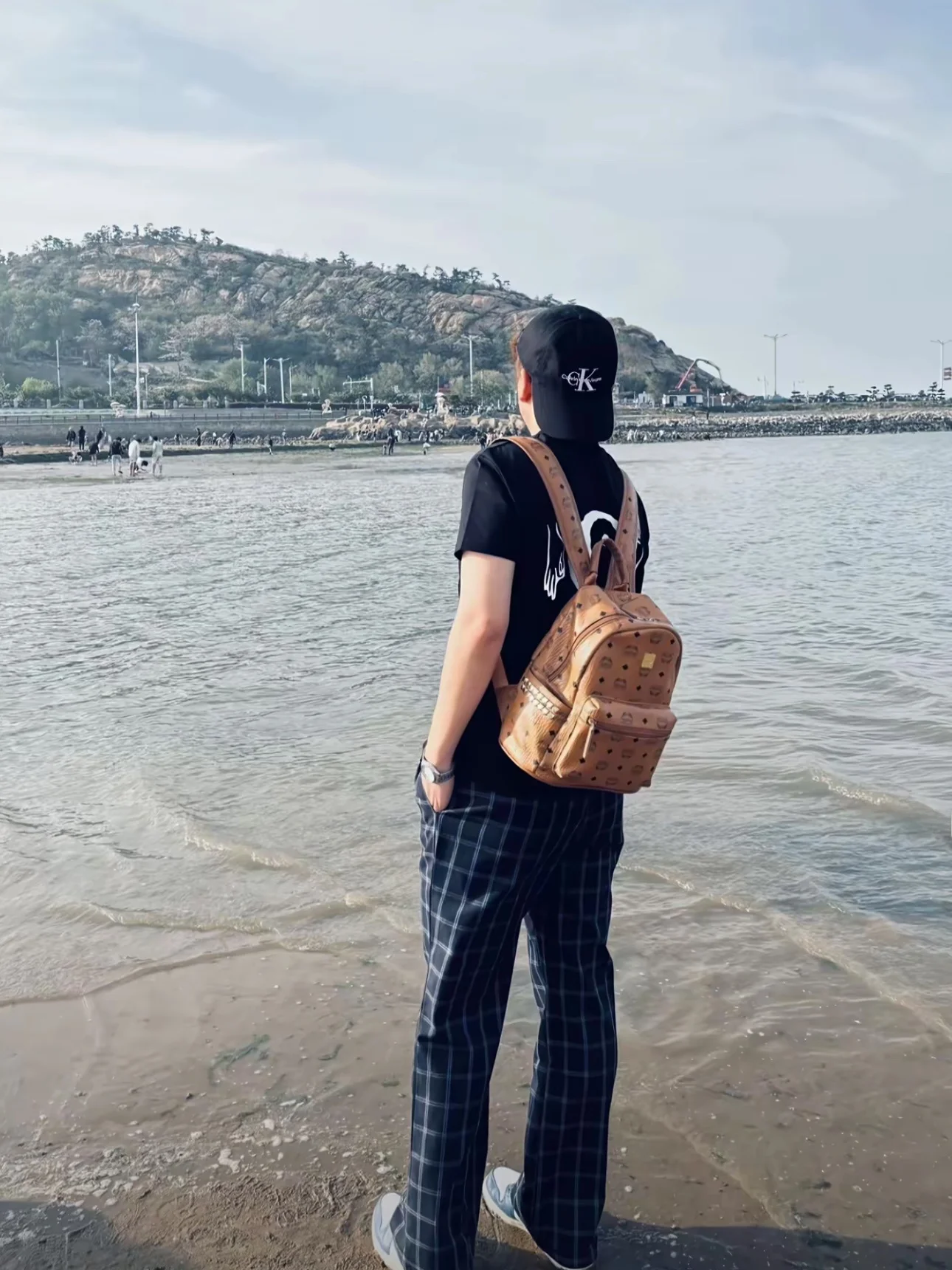 American Sle Plaid Pants Men Women Vintage High Street Straight Leg Lazy Flared Long Legs Casual Long Trousers