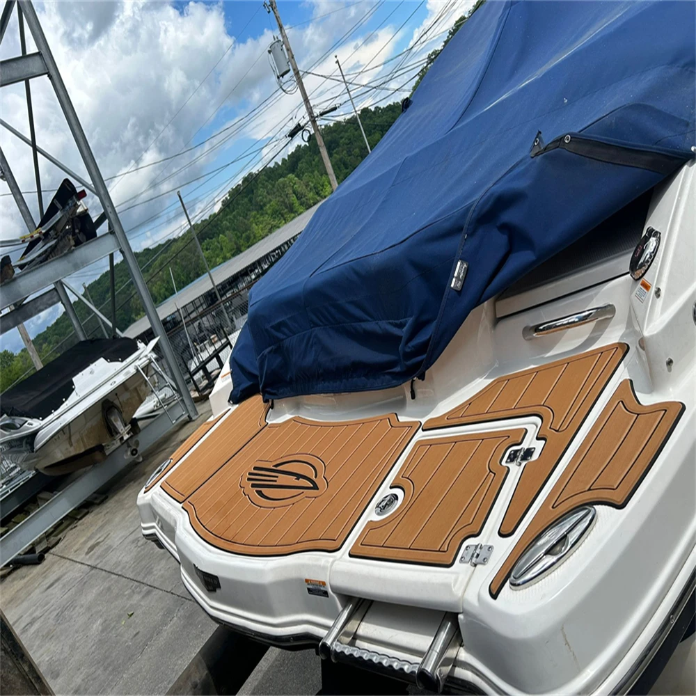 2016 Chaparral 216 SSI Swim Platform Boat EVA Foam Teak Deck Floor Pad Mat SeaDek MarineMat Gatorstep Style Self Adhesive