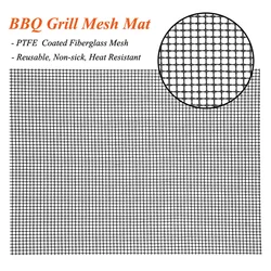 Non-stick Grill Matte Reusable BBQ Grill Mesh-Matte Grill Kochen Matte Wärme Beständig PTFE Grill Pad Camping BBQ zubehör Werkzeuge