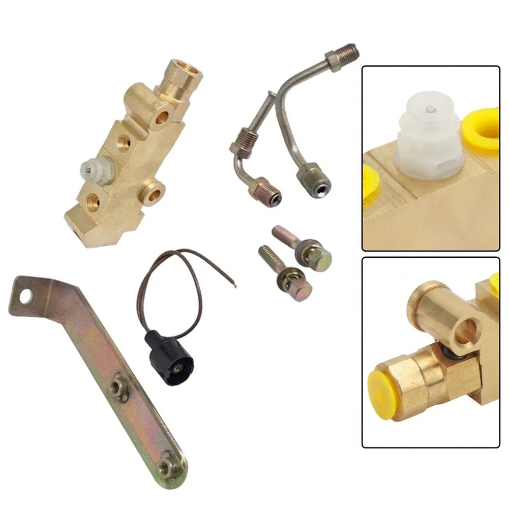 PV-4 Brake Proportioning Valve For Disc/Disc Brake System, Brass Combination Valve With 9/16-18 & 1/2-20 Ports