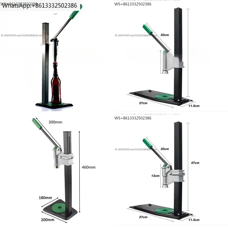 Soft Drink Capping Machine Beer Bottle Capper Auto Lever Bench Capper Manual Soda Pre-Mixing Bar