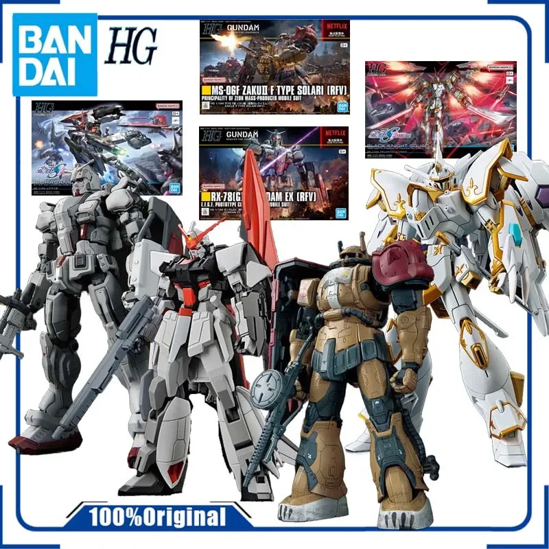 

Bandai HG 1/144 GUNDAM MS-O6F ZAKU2 FTYPE SOLARI (RFV) RX-78(G)E GUNDAM EX (RFV) Фигурка в сборе Игрушка для детей Подарочная модель