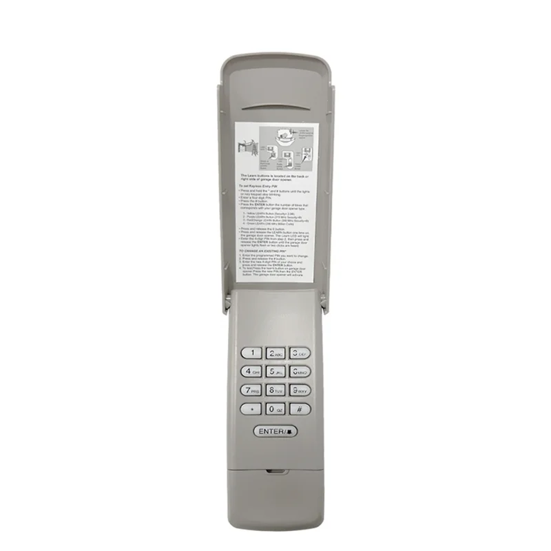 B27B Keyless Entry Remote Garage Door Opener Keypad Universal For Learn Button Dip Switch