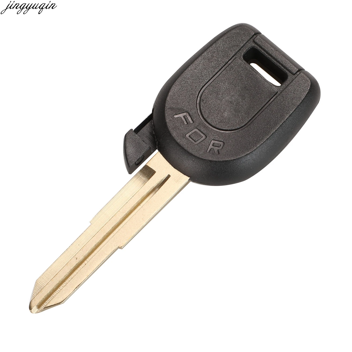 Jingyuqin Remote Car Key Case Shell For MITSUBISHI Colt Lancer Mirage Outlander Pajero Left/Right Blade No Transponder Chip Fob